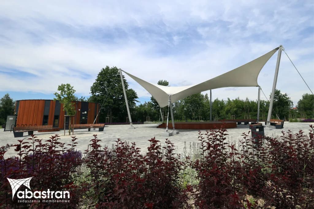 Zadaszenie membranowe amfiteatru